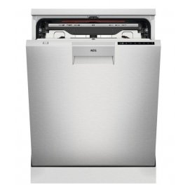 Lavavajillas AEG FFB75717PM, 60 cm, 14 servicios, clase B, 9 programas, 3ª bandeja, 44dB, Motor Inverter, inox